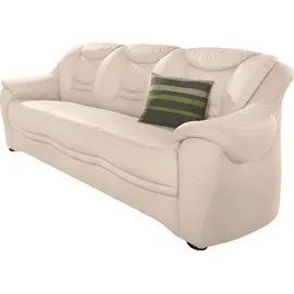 sit&more Couch Kunstleder 3-Sitzer Beige