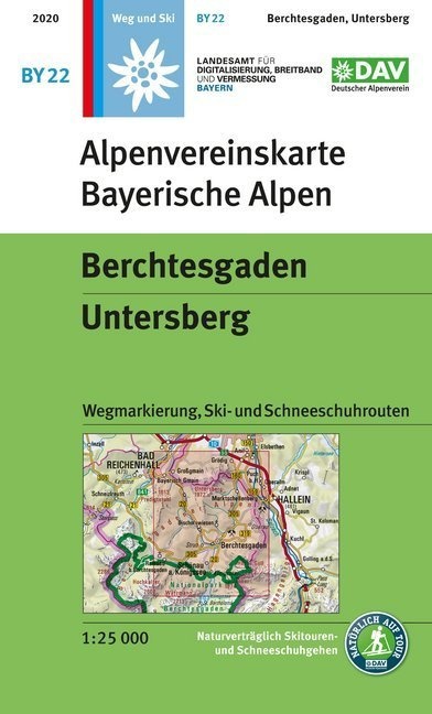 Berchtesgaden  Untersberg  Karte (im Sinne von Landkarte)