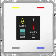 MDT technologies Taster Smart 63 4-fach Farbdis.Studiows/glä BE-TAS63T4.01
