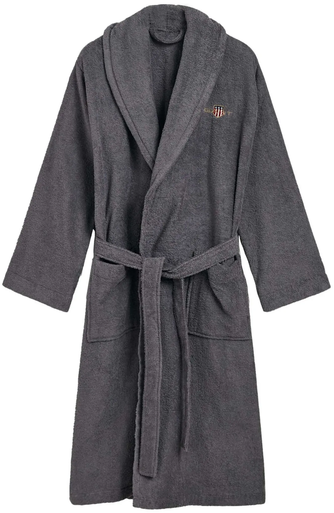 Gant Bademantel »Bademantel ARCHIVE SHIELD TERRY ROBE« Gant Dunkelgrau M