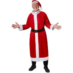tectake® Mantel Weihnachtsmann klassisch