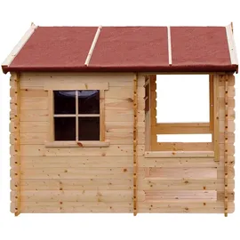 TIMBELA Spielhaus M501A Beige Holz