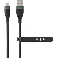 Nedis CCGB60800BK15 - Ladekabel, USB USB-C, 1,5 m schwarz