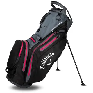Callaway Golf Fairway 14 HD wasserdichte Standtasche, 2025, Schwarz/Anthrazit/Rosa