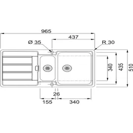 Franke Hydros HDX 254 + Excenterbetätigung
