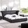 aea Chesterfield Big Bett XXL Kopfteil Betten Polster Hotel Samt Schwarz Stoff Ohren