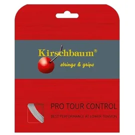 Kirschbaum Pro Tour Control 12 M Silber Tennis Saitenset Monofil Silber 1,33