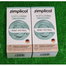 Heitmann Simplicol Textilfarbe intensiv Mint-Petrol 150g