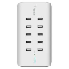 Belkin Rockstar 10-Port USB-Lad. 120W, 2,4A je Port,weiß B2B139vf
