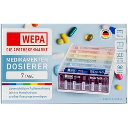 Wepa 7 Tage Regenbogen/UV-Schutz+ Medikamentenbox