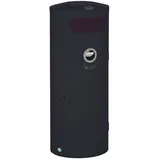 Proregal Kombiascher mit Einflügeltür Ascher innen 70 Liter, HxBxT 104,5 x 42 x 42 cm Verzinkter Stahl Anthrazit