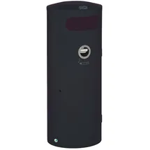 Proregal Kombiascher mit Einflügeltür Ascher innen 70 Liter, HxBxT 104,5 x 42 x 42 cm Verzinkter Stahl Anthrazit