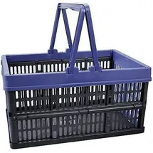 Alpfa Einkaufskorb klappbar blau 39 x 27 x 11 cm