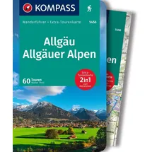 Kompass-Karten KOMPASS Wanderführer Allgäu, Allgäuer Alpen, 60 Touren mit Extra-Tourenkarte