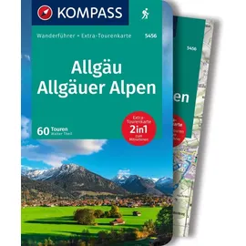 Kompass-Karten KOMPASS Wanderführer Allgäu, Allgäuer Alpen, 60 Touren mit Extra-Tourenkarte