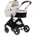 Chipolino Kinderwagen Elite 3 in 1 i-Size Babyschale Sportsitz Babywanne Tasche beige - Beige