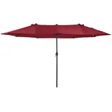 modfu Doppel-Sonnenschirm 460 x 270 cm Rot