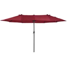 modfu Doppel-Sonnenschirm 460 x 270 cm Rot