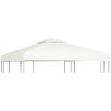 vidaXL Pavillon-Ersatzdach 310 g/m2 Cremeweiß 3 x 3 m