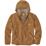 CARHARTT Sherpa Lined Jacke Brown XL