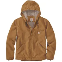CARHARTT Sherpa Lined Jacke Brown XL