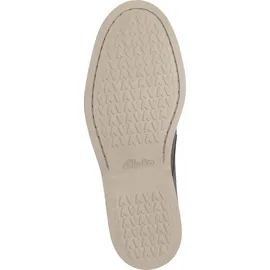 CLARKS Atticus Lt Lace Oxford, Dunkelgraues Nubuk, 43 EU