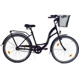 T&Y Trade 28 Zoll Kinder Mädchen City Fahrrad Mädchenfahrrad Bike Rad Nexus Nabenschaltung STVO Beleuchtung Rücktritt Reflex Schwarz 3 Gang