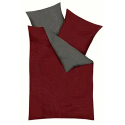 kaeppel Bettwäsche Jaro 200 x cm Satin Rot Rubin