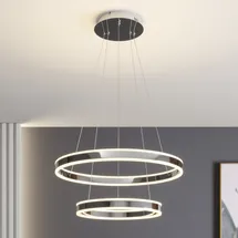 LUCANDE Lyani 1-flg. 60 cm chrom/silber