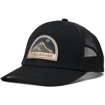 Fjällräven Unisex Badge Långtradarkeps, Black, S/M
