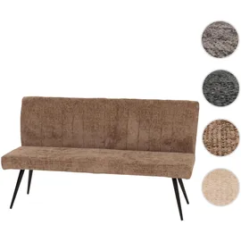 Mendler Sitzbank HWC-K16 Braun 160 x 40 x 48 cm