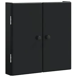 vidaXL Dartboard Schrank BREDA Schwarz 52,5 x 10,5 x 53,5 cm
