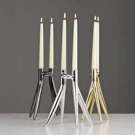 Kartell Kerzenleuchter Abbracciaio Aluminium Gold