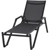 Siena Garden Tesoro 195 cm x 69,5 cm x 108 cm Anthrazit Matt