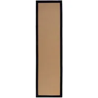 Flair Rugs Läufer FLAIR RUGS "Kira mit Fischgrätmuster, aus Jute", schwarz, B:60cm H:3mm L:230cm, Jute, Kunstfaser, Teppiche, Läufer