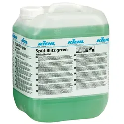 Kiehl Spül-Blitz green Handspülmittel, Fettlösender Geschirrreiniger auf Basis nachwachsender Rohstoffe, 1 Kanister à 10 Liter