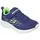 SKECHERS Microspec Texlor Kinder Dunkelblau/Blau/Silber 28