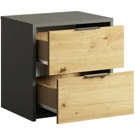 Home Affaire Nachtschrank Loreto 44 x 35 x 45,9 cm Grau