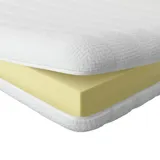 AM Qualitätsmatratzen Viscotopper, Weiß, Textil, Uni, Füllung: Viskoelastischer Kern, Rechteckig, 180x200 cm, Oeko-Tex® Standard 100, Bezug rundum abnehmbar, Schlafzimmer, Matratzen Shop, Matratzenzubehör, Topper