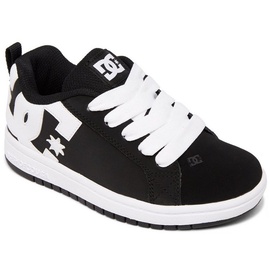 DC Shoes Jungen Court Graffik Skate Shoe, Black White, 28.5 EU