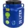 plasteo 50 Liter Weithalsfass Eckig Blau