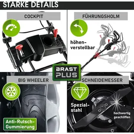 Brast Benzin Rasenmäher 19224 ESTART SPEED
