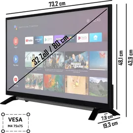 Toshiba 32LA2B63DAZ 32" LED Full HD Android TV