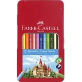 Faber-Castell Buntstift hexagonal 12er-Metalletui