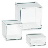 Mambocat Utensilienbox Set Safira 6 x 6 x 6 cm 4-tlg. transparent