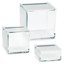 Mambocat Utensilienbox Set Safira 6 x 6 x 6 cm 4-tlg. transparent
