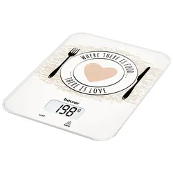 Beurer KÜCHENWAAGE             5KG/1G (KS 19           LOVE)