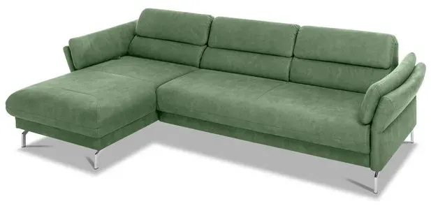 Segmüller Werkstätten Ecksofa Mara01 Mikrofaser Grün