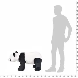 vidaXL Panda Plüschtier 47 cm Schwarz