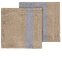 BLOMUS Spültücher -GANO- Indian Tan/Tradewinds) 2er Set